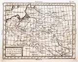 Claude Buffier, Polonia Secondo le Osservazioni dell’Accademia di Parigi, wyd. Luigi Soffietti, stan trzynasty z ósmej płyty, Turyn 1821 miedzioryt, wym. mapy 13