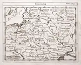 Henri Abraham Châtelain Châtelain, Pologne, wyd. l'Honore & Châtelain, Amsterdam 1723 mapa pochodząca z „La Science des Personnes de La Cour de l'Epee …” miedzioryt