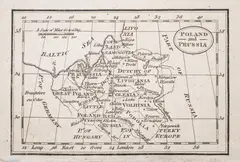 J.T. Scott, Poland and Prussia, wyd. Wheat & Brun, Filadelfia 1798 miedzioryt, wym. mapy 7