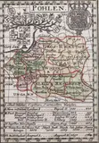 Johann Friedrich Hähn, Pohlen, wyd. Realsschulbuchhabdlung, stan drugi, trzecie wydanie, Berlin 1760mapa pochodząca z „Kurtze Erläuterung einer in Kupfer gestochenen…”miedzioryt