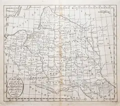 William Guthry, A new map of Poland Lithuania & Prussia from the best authorities, R. Morison & Son, Perth 1799 miedzioryt, 19