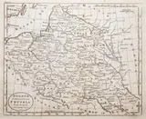 Thomas Kitchin William Guthry, Poland Lithuania and Prussia from the latest authorities, wyd. Charles Dilly & George Robinson, Londyn 1790 mapa pochodząca z „Grammar and present state of the several Kingdoms of the World”, wyd. 12 miedzioryt, 18