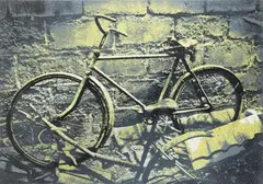 Damian Kwiatkowski, Wiarus, 2021, 2021, akryl, spray, płótno