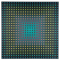 Kameleon, 2021 by Izabela Kozłowska, 2021, akryl, płótno, sold Oct 2021