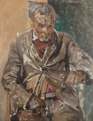 Jacek Malczewski, Portret mężczyzny, 1896 r., 1896, olej, tektura