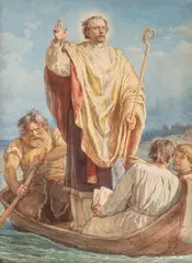 Wojciech Gerson, Święty Wojciech, 1887 r., 1887, akwarela, papier