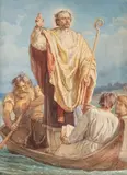 Wojciech Gerson, Święty Wojciech, 1887 r., 1887, akwarela, papier