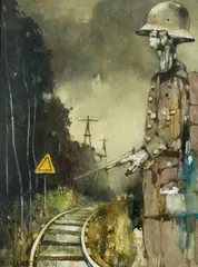 Jerzy Duda-Gracz, Serdeczne pozdrowienia z Łagowa, 1994 r., 1994, olej, płyta