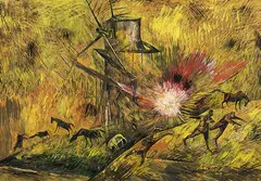 Iwan Kulik, Folwark zwierzęcy, 2004, 2004, gwasz, papier