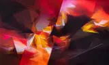 Bartosz Świątecki, Cherry Waves, 2021, 2021, akryl, spray, płótno