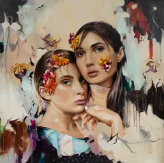 Delikatność 2, 2020 by Monika Wyrwicka, 2020, olej, płótno, sold Aug 2021