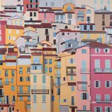 Menton, 2021 by Klaudia Świątczak-Pjanka, 2021, olej, płótno, sold Aug 2021