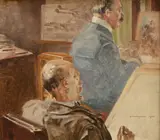 Jacek Malczewski, W pracowni artysty, 1903 r.