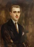 Tadeusz Styka, Portret mężczyzy, olej, płyta