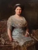 Bolesław Jan Czedekowski, Portret kobiety, 1911 r., 1911, olej, płótno na płycie