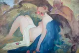 Kazimierz Sichulski, Nimfa i satyr, 1919 r.