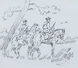 Karol Kossak, Zwiad ułański