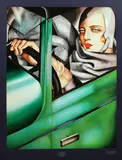 Tamara Łempicka, Autoportret w zielonym Bugatti