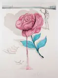 Don Jose’s Flower Song, z cyklu, Carmen, 1970 r. by Salvador Dalí, 1970, litografia, papier japoński, sold Jul 2021