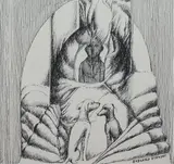 Ryszard Stryjec, Kompozycja symboliczna, l. 70.