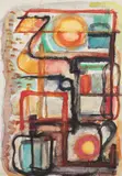 Marian Sigmund, Abstrakcja, 1976 r., 1976, akwarela, papier