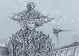 Tomasz Sętowski, Ku przyszłości, kredka, ołówek, papier