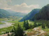 Emil Lindeman, Na granicy Węgier, 1918 r.
