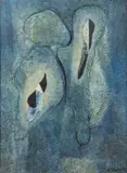 Zdzisław Stanek, Struktura i światło V, 1960 r., 1960, olej, płótno