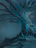 Bartosz Stępiński, Treel'drassil, 2021, 2021, akryl, płótno