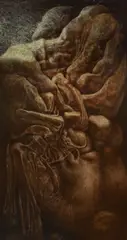 10MUM, 2010 by Kamil Kukla, 2010, olej, płyta, sold Jun 2021
