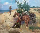 Wojciech Kossak, Patrol ułański
