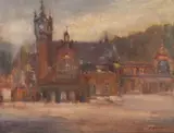 Jerzy Skrebec, Dworzec kolejowy w Gdańsku