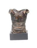 Pancerz (Cuirasse II), 1986 r. by Igor Mitoraj, 1986, brąz, kamień, sold Jul 2021