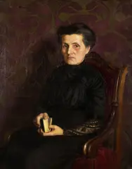 Stanisław Klimowski, Portret matki artysty, 1911 r., 1911, olej, płótno