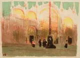 Jan Stanisławski, Plac Św. Marka w Wenecji, 1909 r.