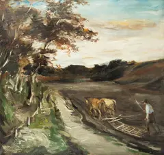 Stanisław Chlebowski, Pejzaż, 1939 r., 1939, olej, płótno