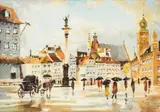 Andrzej Starzycki, Plac zamkowy, 2003 r., 2003, olej, płótno