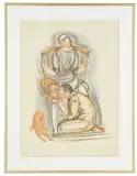 Leopold Gottlieb, Miłosierdzie (Barmherzigkeit), 1918-20, litografia, papier