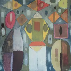 Józef Hałas, Bez tytułu, giclee, płótno