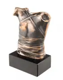 Pancerz - Cuirasse II, 1986 r. by Igor Mitoraj, 1986, brąz, sold May 2021