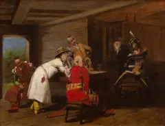 Jan Moniuszko, Opowieśc z pola bitwy, olej, płótno