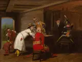 Jan Moniuszko, Opowieśc z pola bitwy, olej, płótno