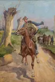 Jerzy Kossak, Zwiad ułański, lata 1920-30
