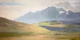 Antoni Gramatyka, Tatry, olej, płótno