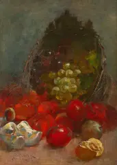Leopold Pilichowski, Martwa natura, olej na płótno naklejone na tekturę