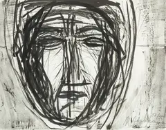 Magdalena Abakanowicz, Bez tytułu, technika mieszana, papier