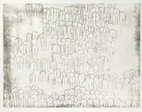 Magdalena Abakanowicz, Z cyklu Katharsis, 1985, 1985, miękki werniks, akwaforta, papier