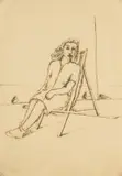 Jerzy Nowosielski, Plaża, lata 50. XX w.