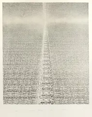 Roman Opałka, 333, kwasoryt, papier