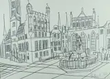 Edward Dwurnik, Gdańsk, 1979 r., 1979, ołówek, papier
